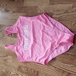 (XL) Unicorn One Piece Swimsuit Beach Vacation Pool Water Beachwear Ocean